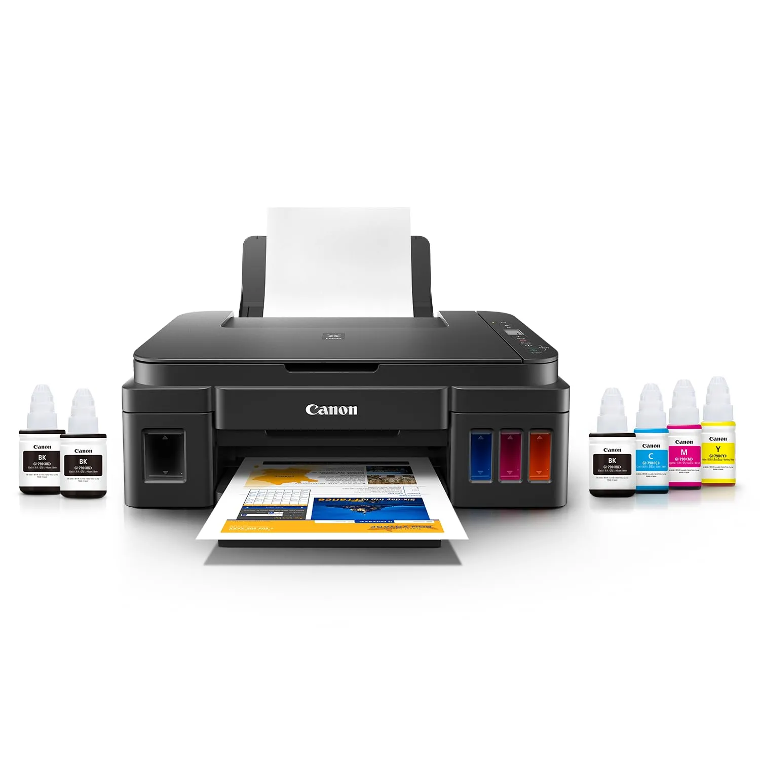 Canon Ink Tank Color Printer PIXMA G2012 A4 Multi Function With 2 Bottle Black Ink Extra view 3